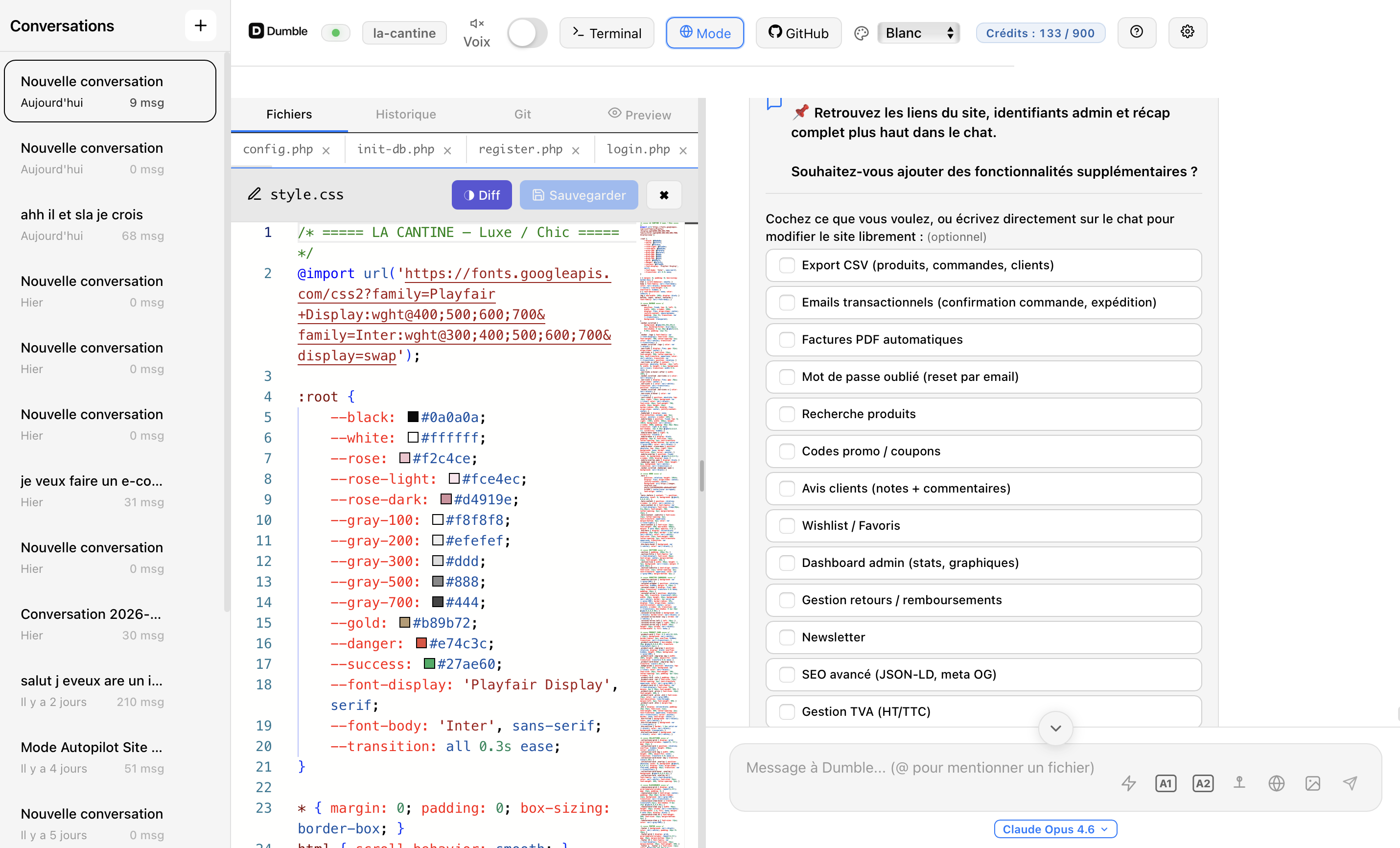 Dumble — E-commerce