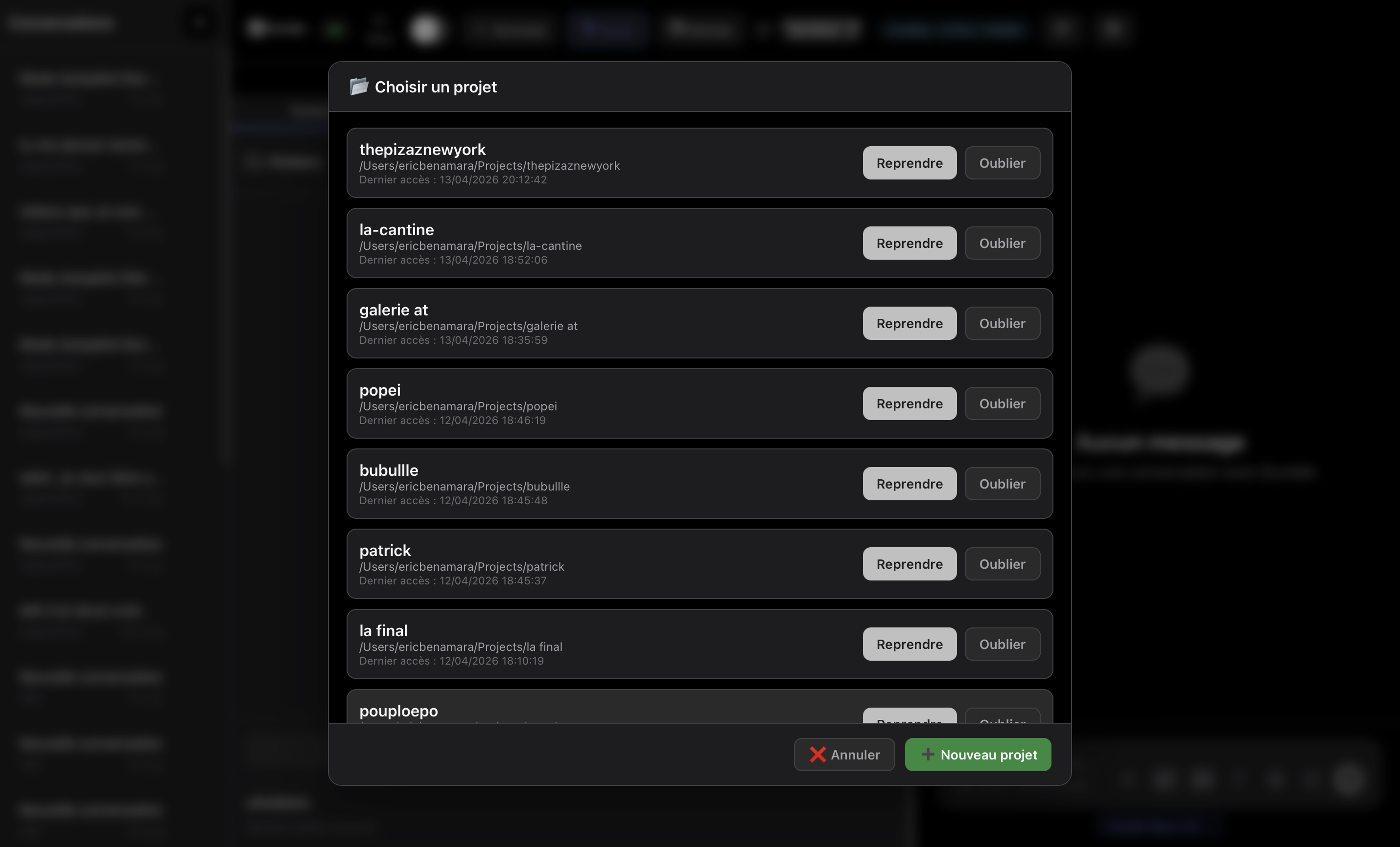 Dumble — Gestion dossiers