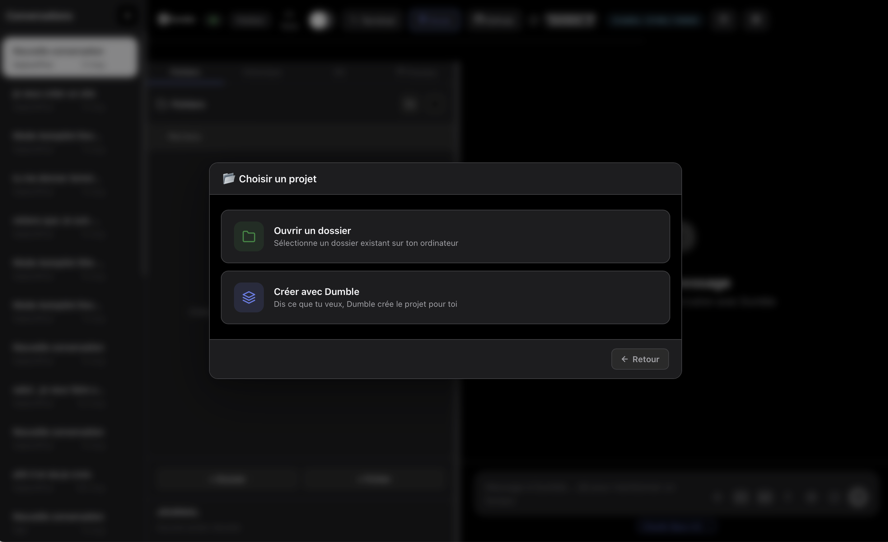 Dumble — Gestion dossiers
